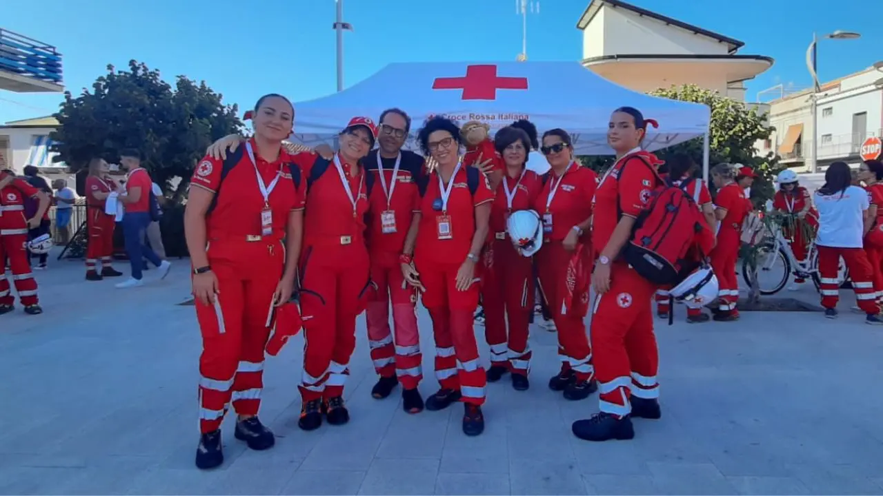 Il comitato di Vibo Valentia della Croce rossa protagonista alle gare regionali di primo soccorso a Monasterace