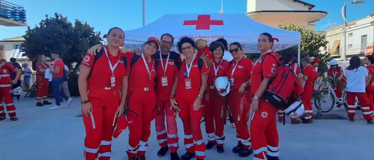 Il comitato di Vibo Valentia della Croce rossa protagonista alle gare regionali di primo soccorso a Monasterace