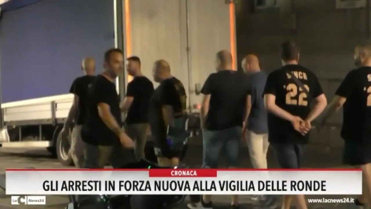 Gli arresti in Forza Nuova alla vigilia delle ronde