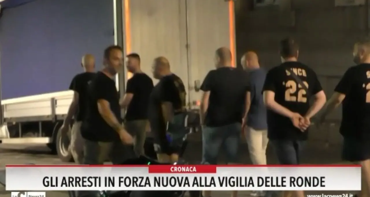 Gli arresti in Forza Nuova alla vigilia delle ronde