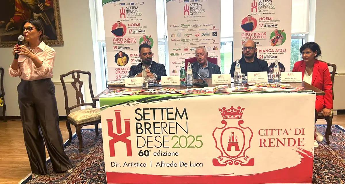 Settembre Rendese 2025: 60 anni di musica e cultura, Rende si candida a capitale della lirica