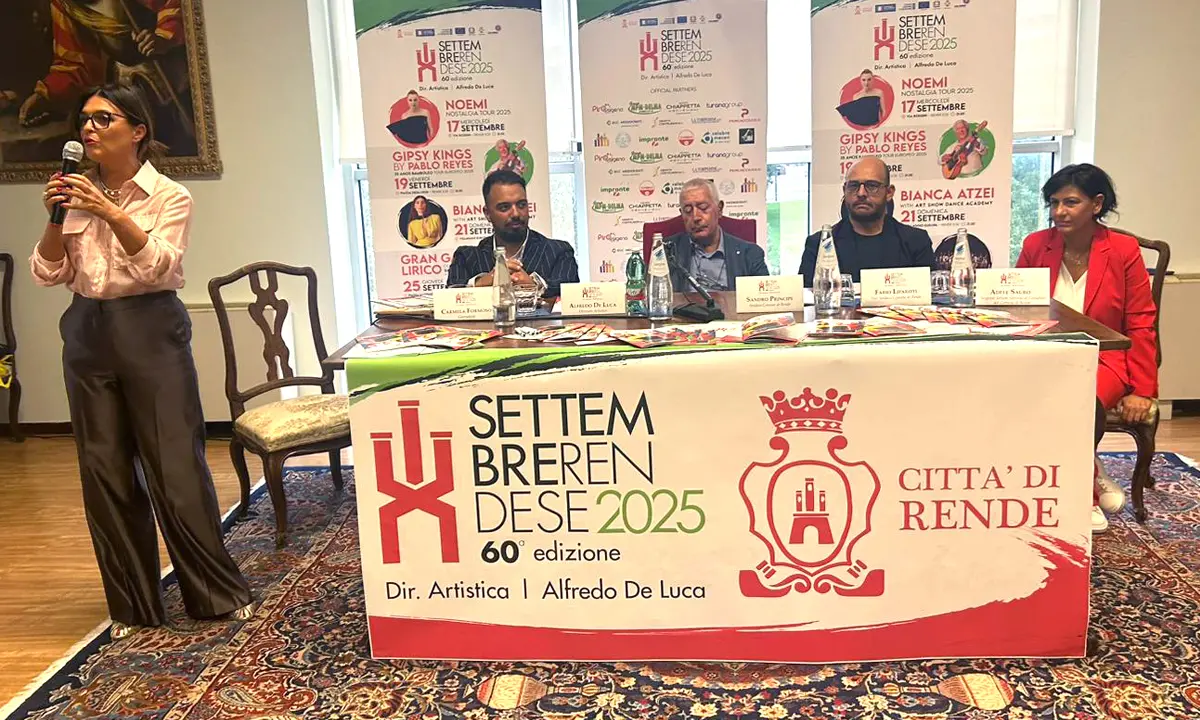 Settembre Rendese 2025: 60 anni di musica e cultura, Rende si candida a capitale della lirica