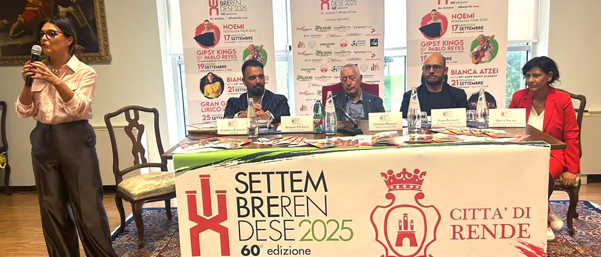 Settembre Rendese 2025: 60 anni di musica e cultura, Rende si candida a capitale della lirica