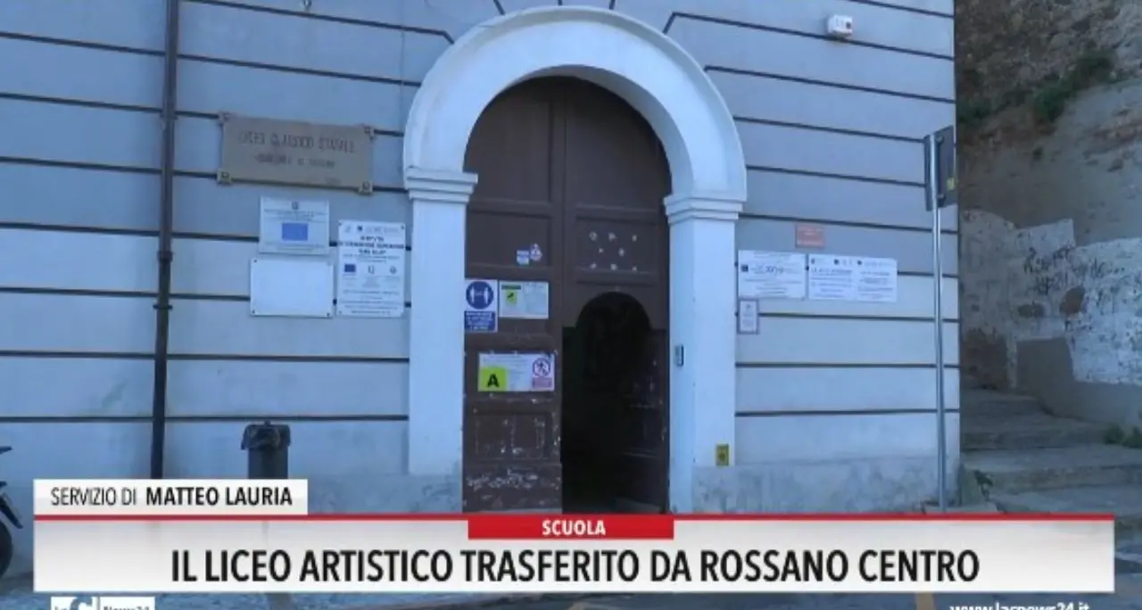 Il liceo artistico trasferito da Rossano centro