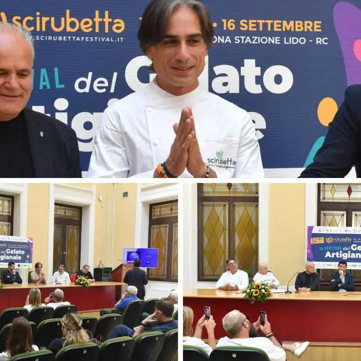 A Reggio Calabria, presentato\u00A0il festival del gelato artigianale: tutto pronto per “Scirubetta 2025”