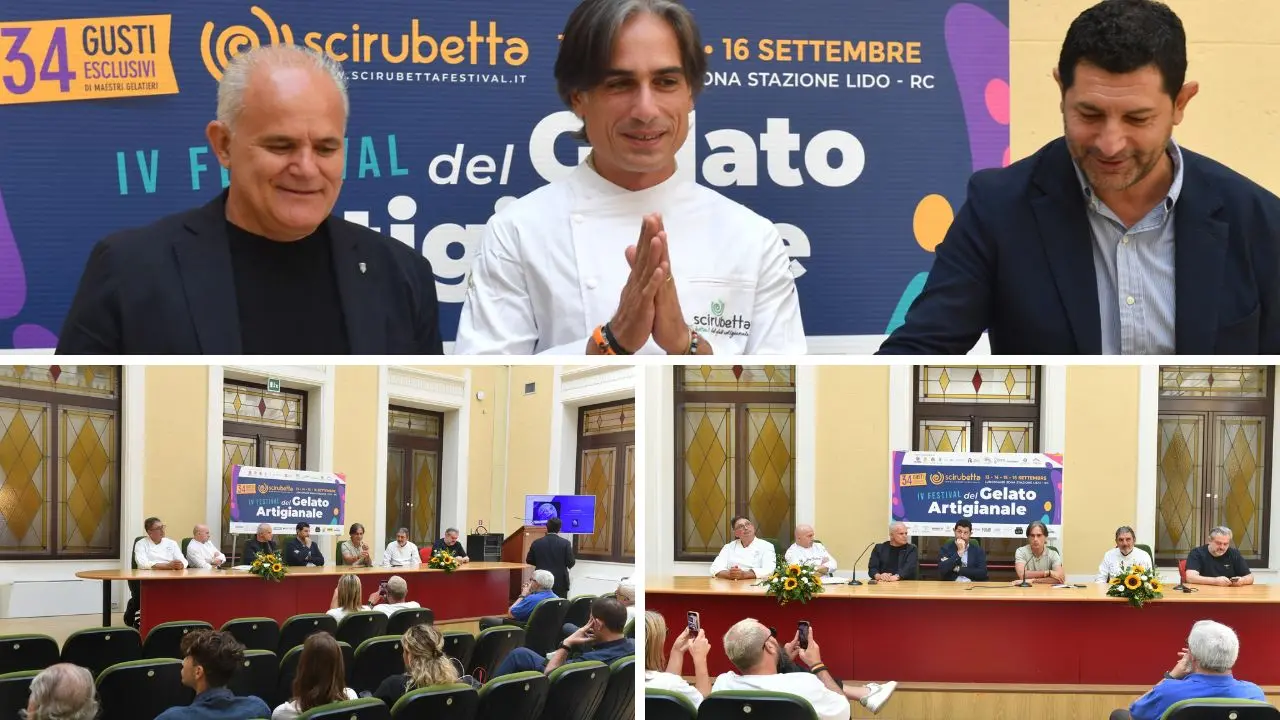 A Reggio Calabria, presentato\u00A0il festival del gelato artigianale: tutto pronto per “Scirubetta 2025”
