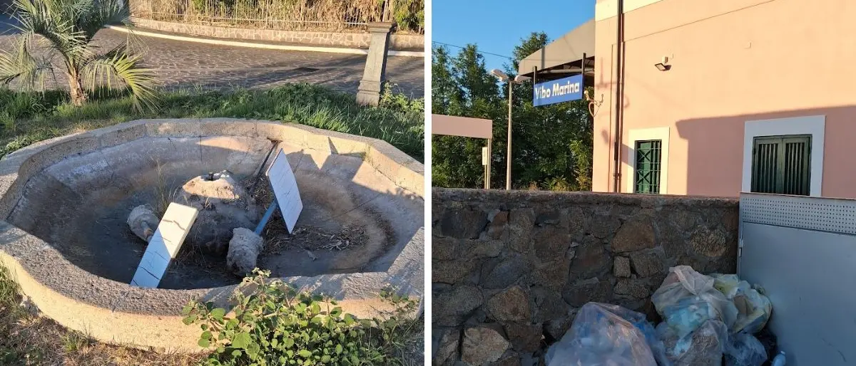 I rifiuti assediano la stazione di Vibo\u00A0Marina. Il ferroviere in pensione: «Ho finito qui la mia carriera, non posso sopportare questo degrado»\n