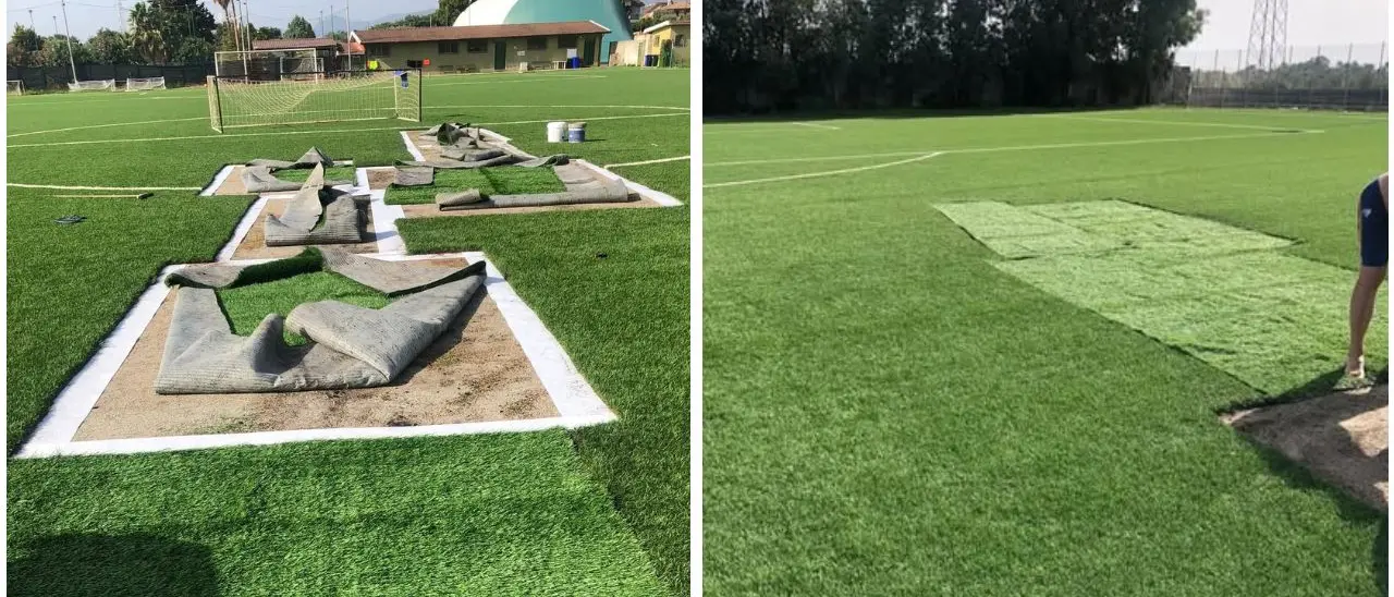 Ardore, la risposta arriva sul campo: ripristinato il manto erboso dello stadio Vescovado dopo l’incendio\u00A0\n