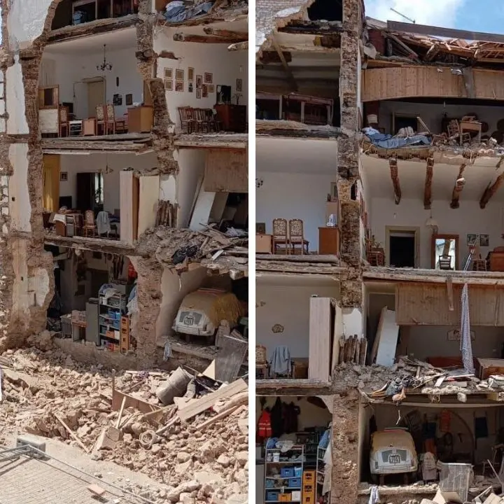 Crollo a Lamezia, attimi di paura tra i residenti per un nuovo cedimento