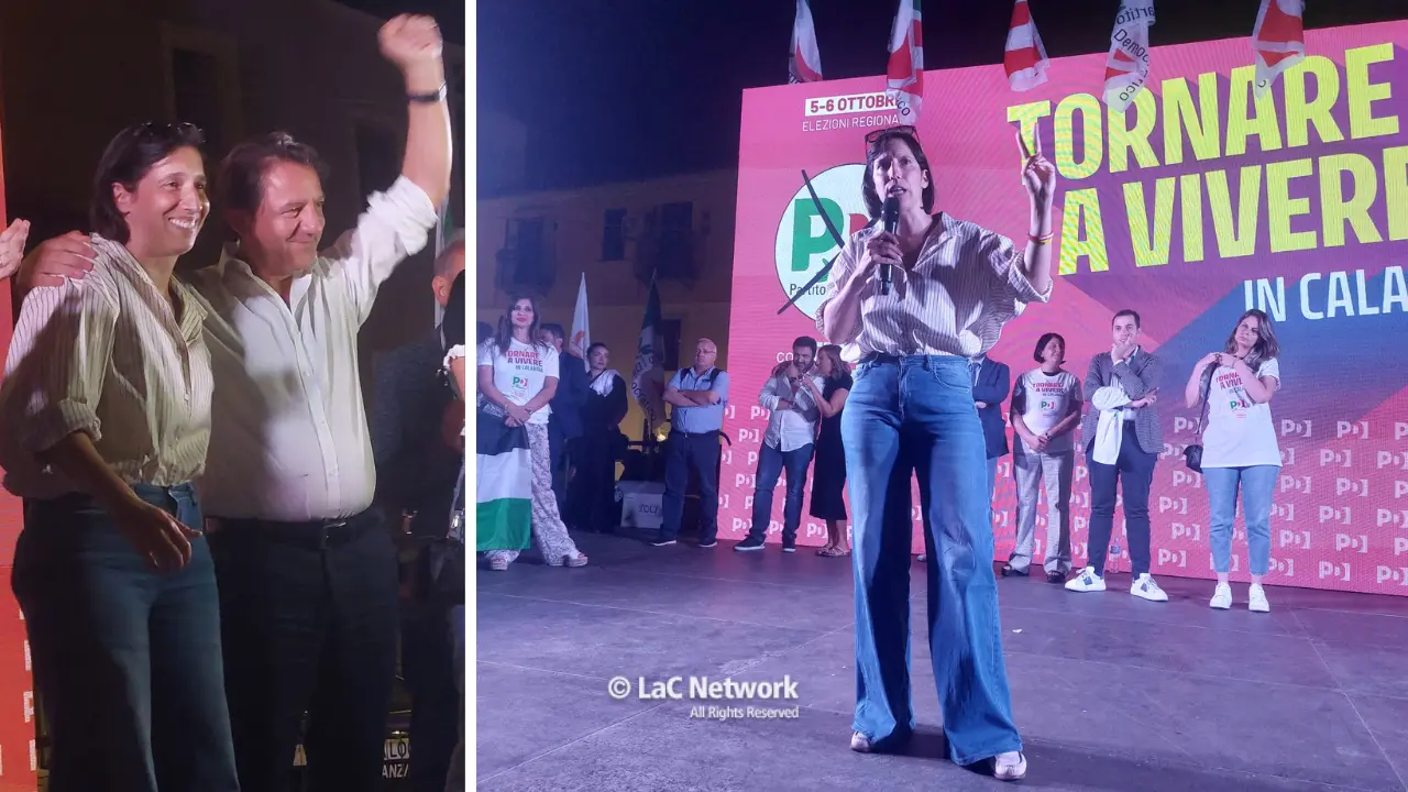 Regionali, Schlein a Catanzaro: «Crediamo nella rimonta, Tridico è la persona giusta per la Calabria»\n