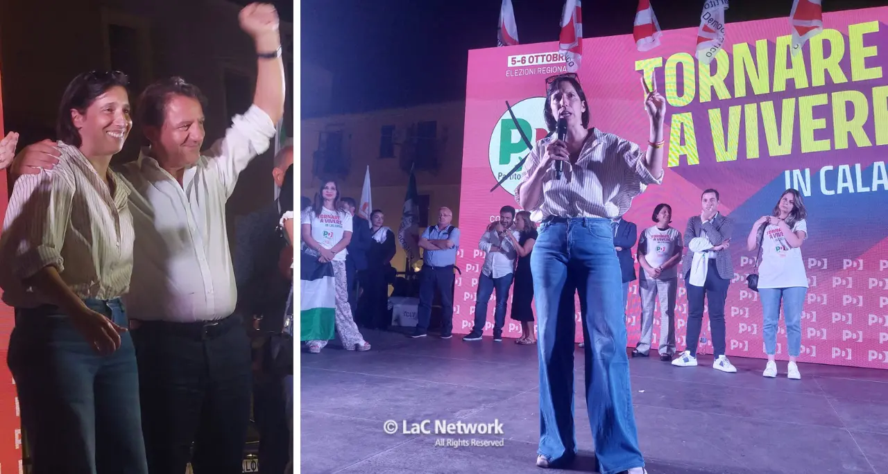 Regionali, Schlein a Catanzaro: «Crediamo nella rimonta, Tridico è la persona giusta per la Calabria»\n