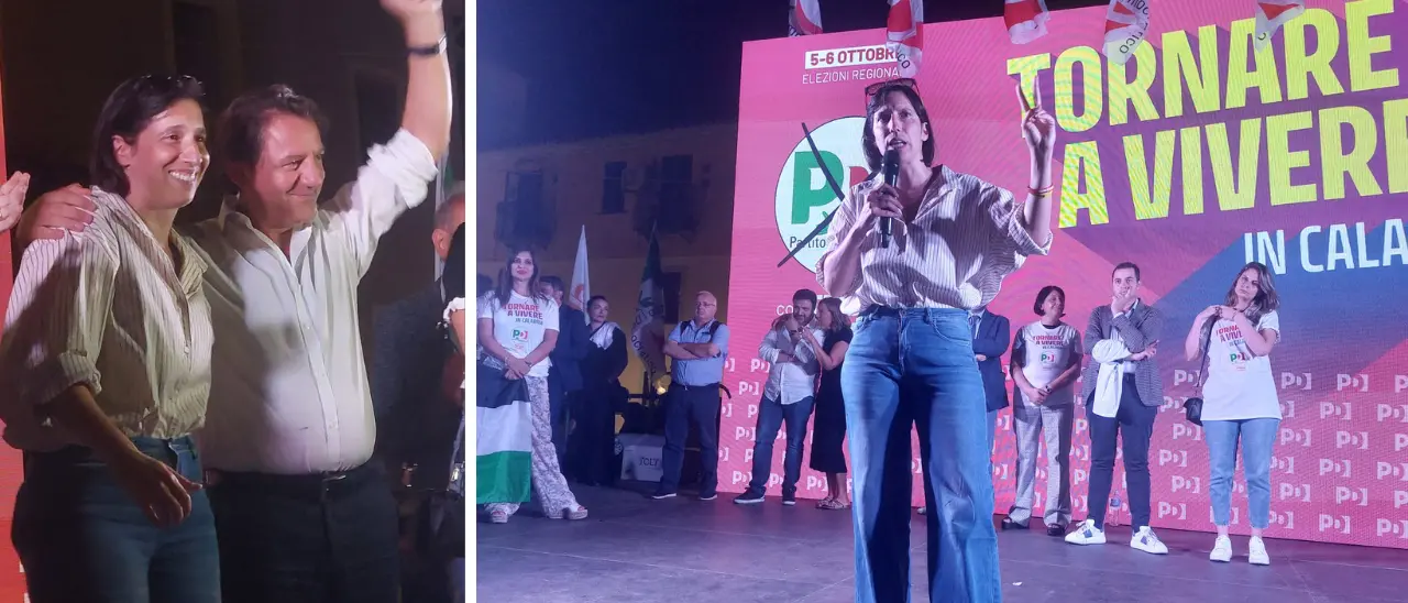 Regionali, Schlein a Catanzaro: «Crediamo nella rimonta, Tridico è la persona giusta per la Calabria»\n