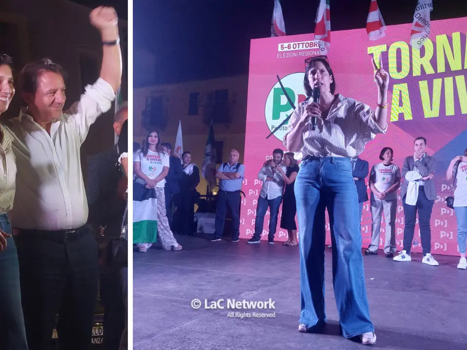Regionali, Schlein a Catanzaro: «Crediamo nella rimonta, Tridico è la persona giusta per la Calabria»