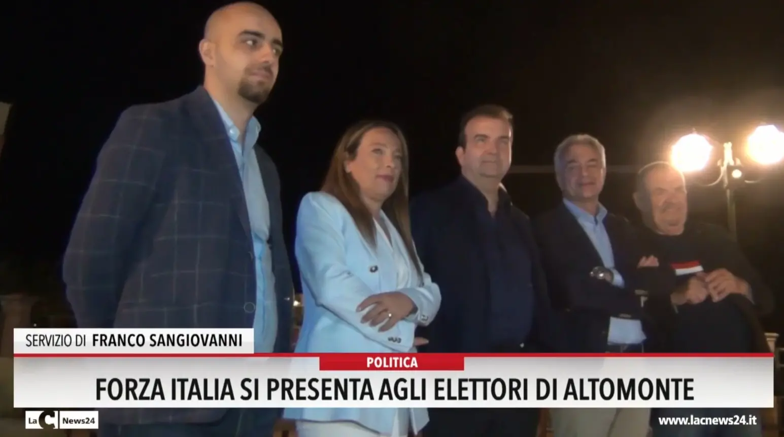 Forza Italia si presenta agli elettori di Altomonte