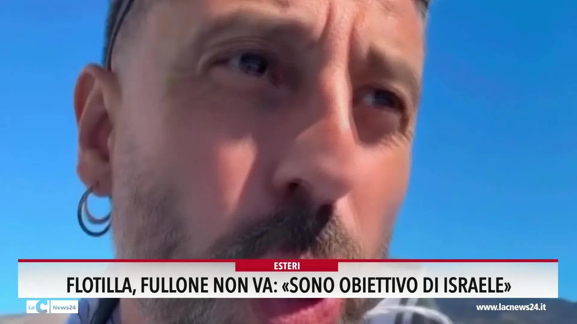 Flottiglia, Fullone non va: Sono obiettivo di Istraele