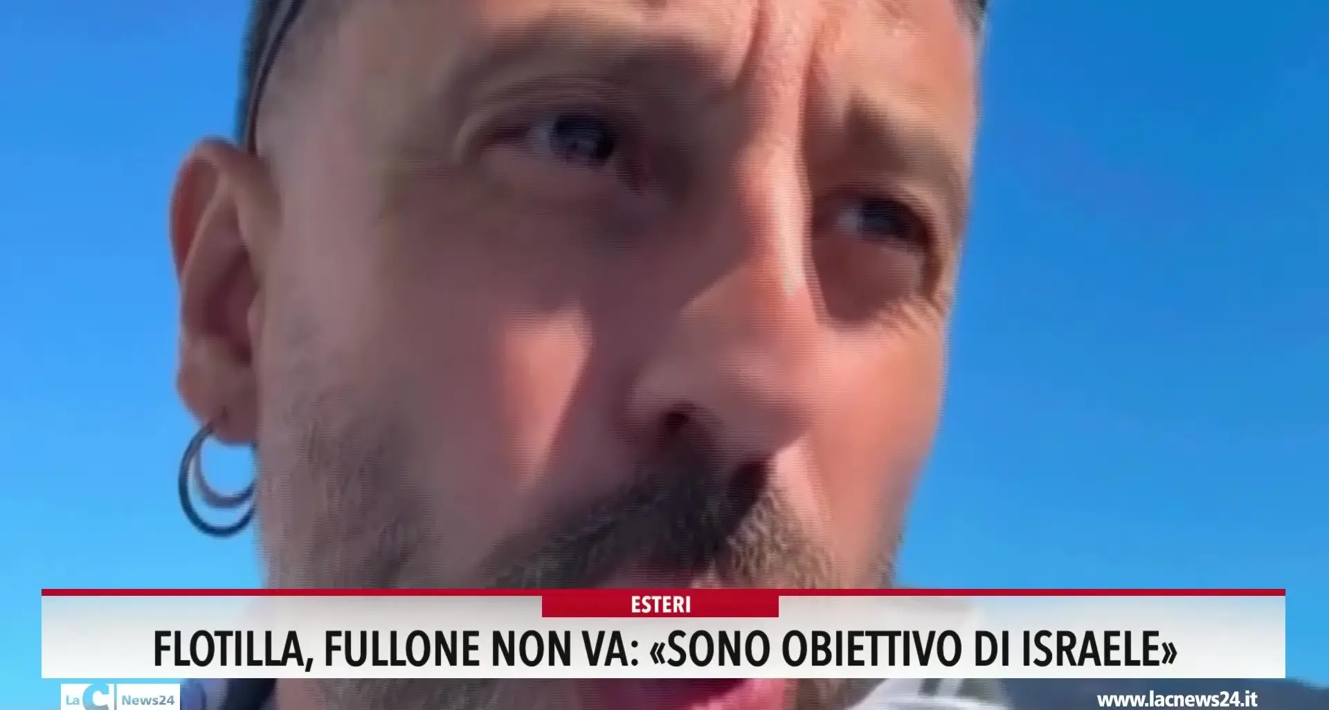 Flottiglia, Fullone non va: Sono obiettivo di Istraele