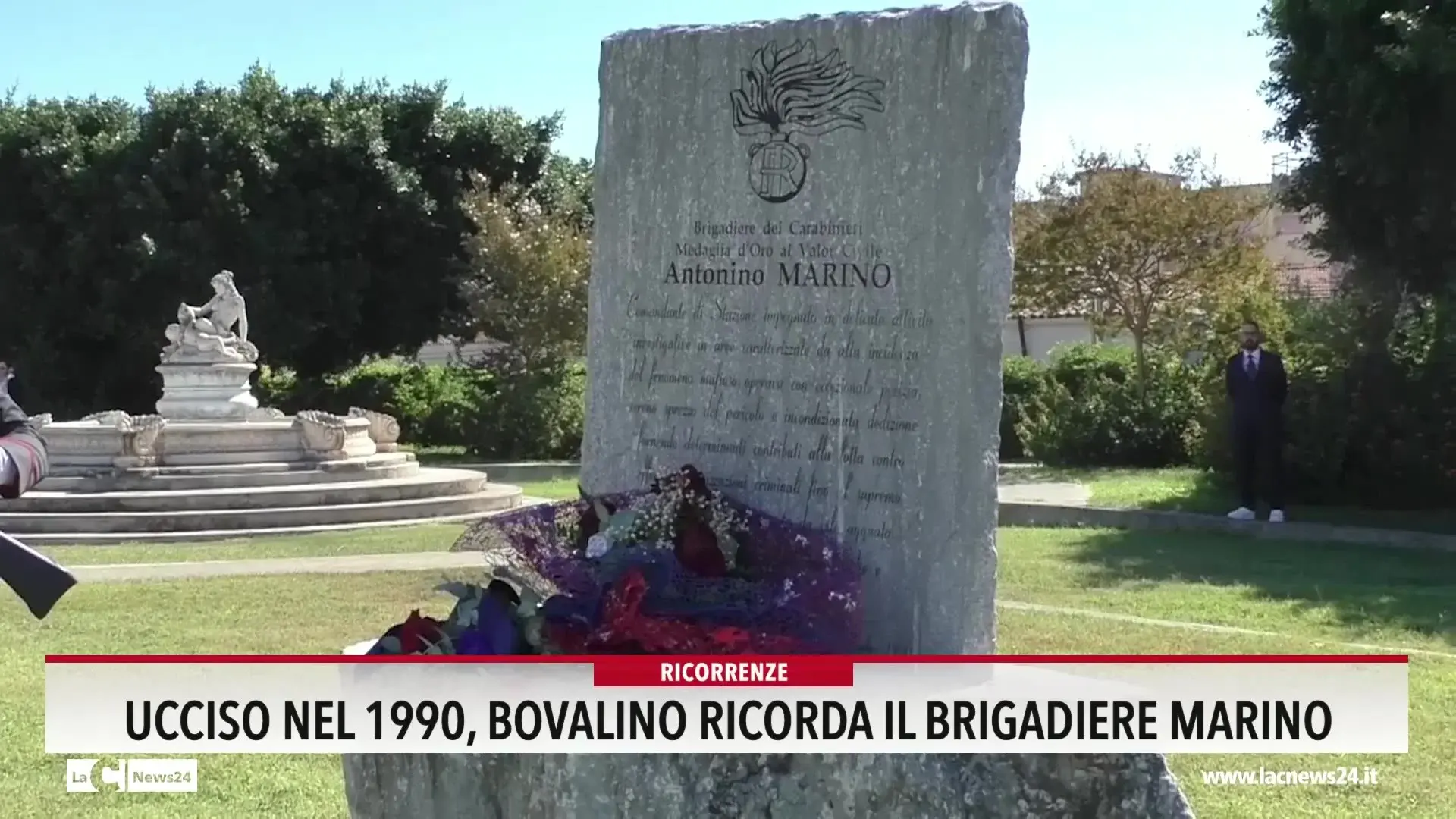 Ucciso nel 1990, Bovalino ricorda il brigadiere Marino