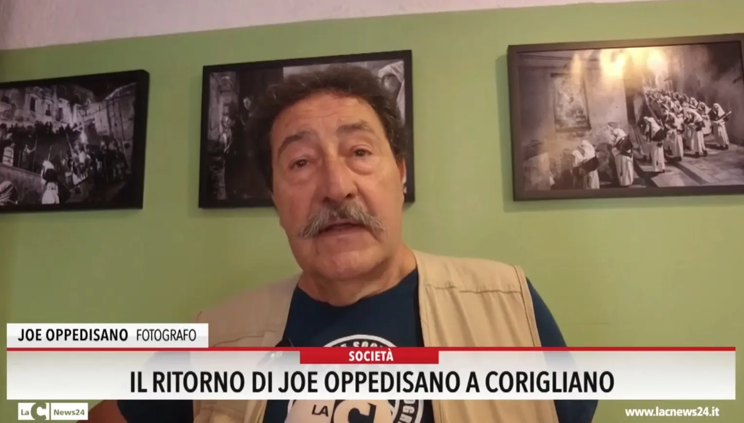 Il ritorno di Joe Oppedisano a Corigliano