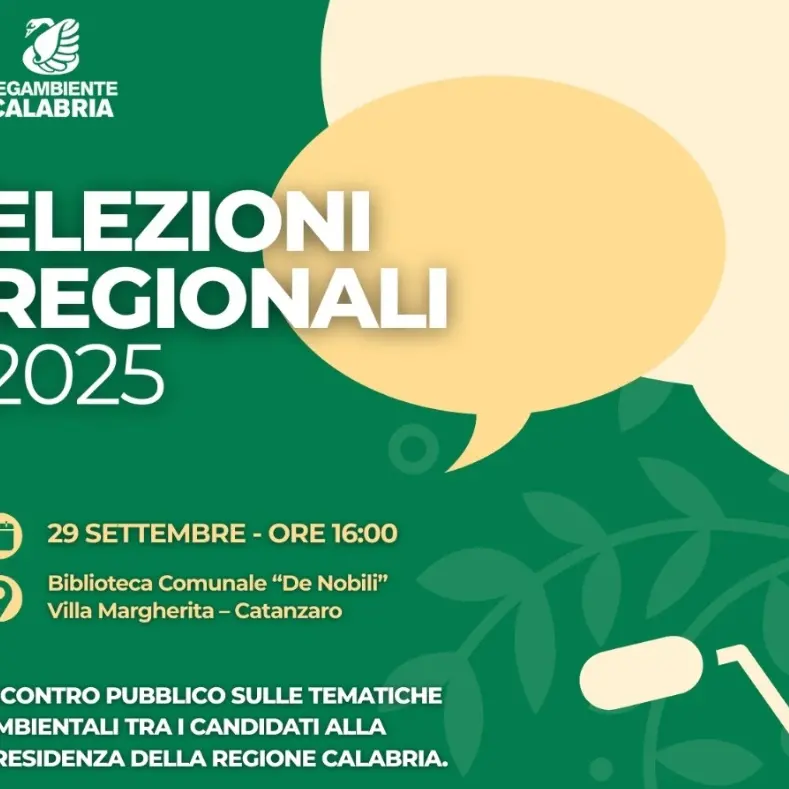 Elezioni regionali in Calabria, a Catanzaro i temi ambientali al centro del dibattito pubblico con i candidati Occhiuto e Tridico\n