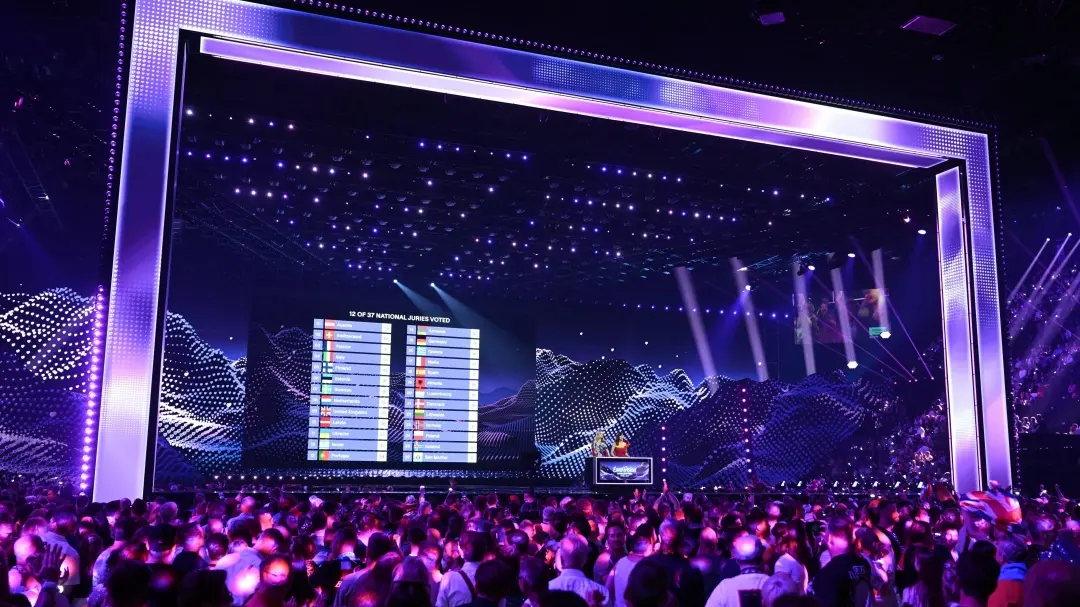 L\\'edizione 2025 dell\\'Eurovision (Heikki Saukkomaa/SIPA / ipa-agency.net)