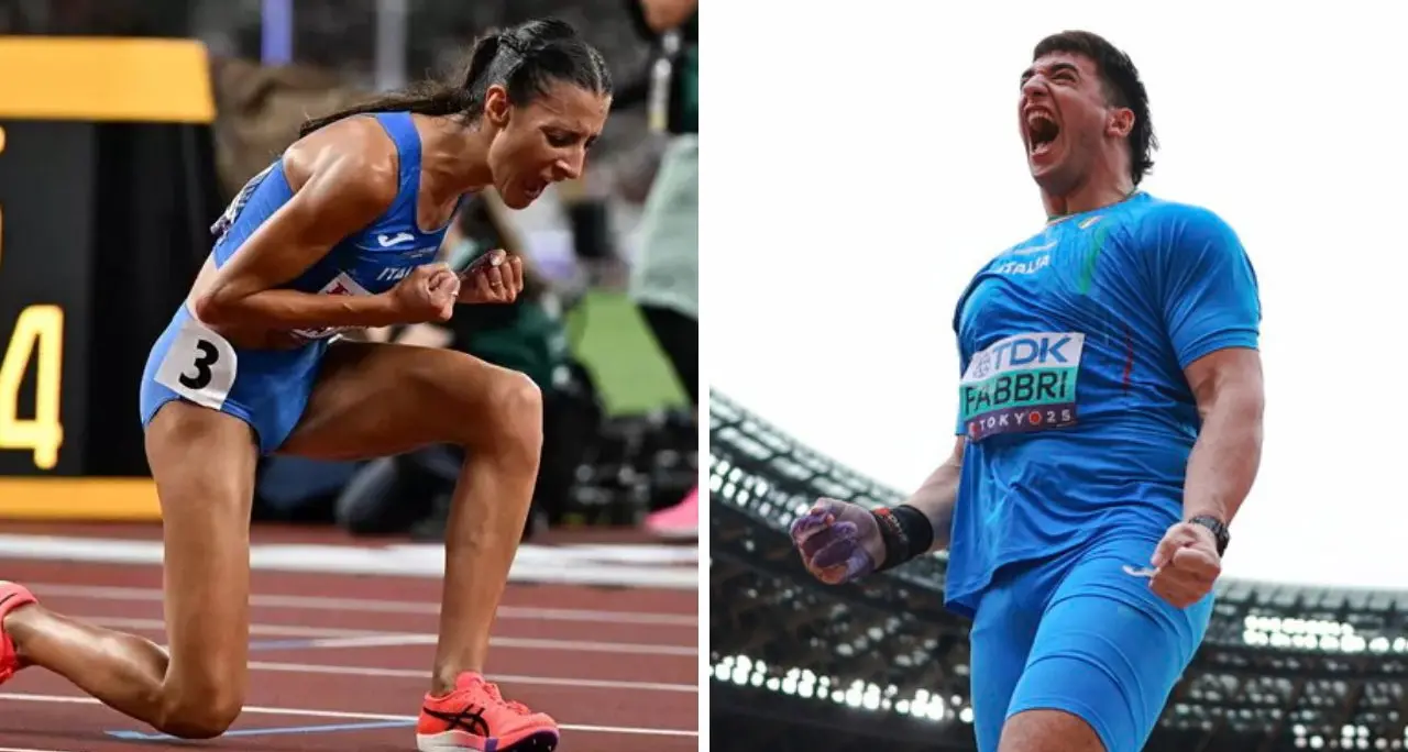 Atletica, Battocletti argento nei 10000 metri e Fabbri bronzo nel peso ai Mondiali di Tokyo\n