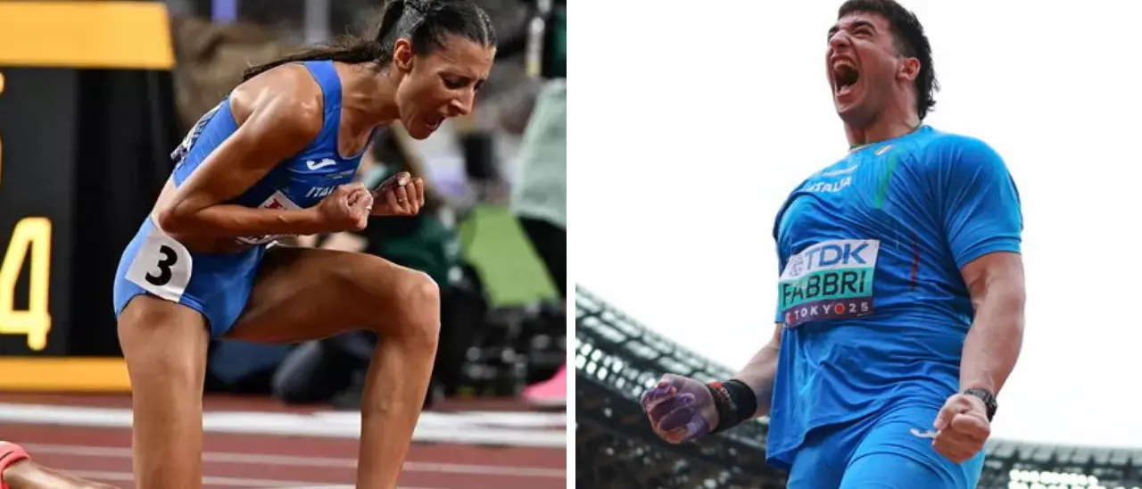 Atletica, Battocletti argento nei 10000 metri e Fabbri bronzo nel peso ai Mondiali di Tokyo\n