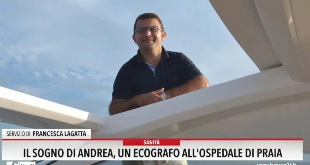 Il sogno di Andrea, un ecografo all ospedale di Praia