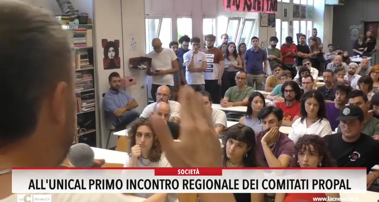 All'Unical primo incontro regionale dei comitati proPal