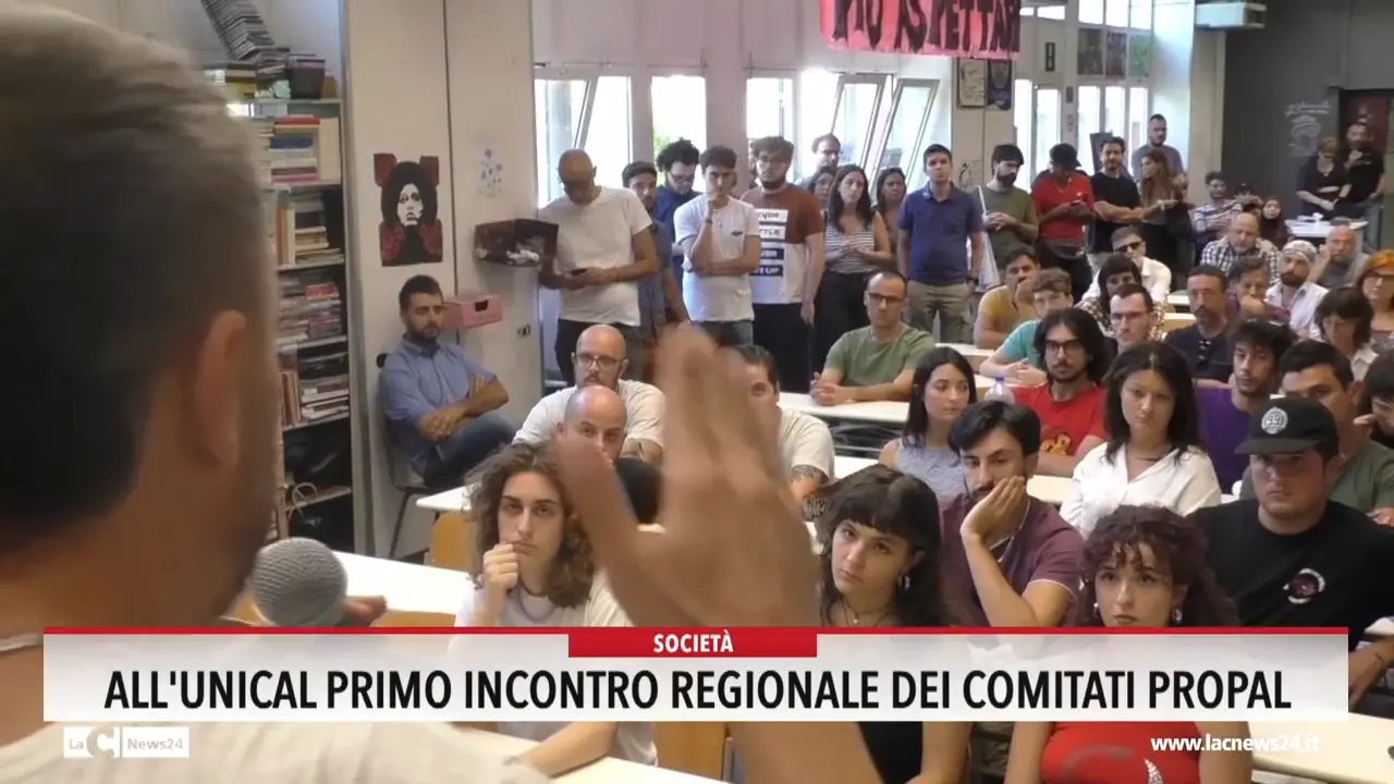 All'Unical primo incontro regionale dei comitati proPal