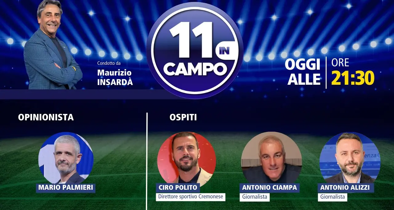 Il direttore sportivo del Catanzaro Polito\u00A0ospite di “11 in campo”: appuntamento alle 21.30 su LaC Tv\n