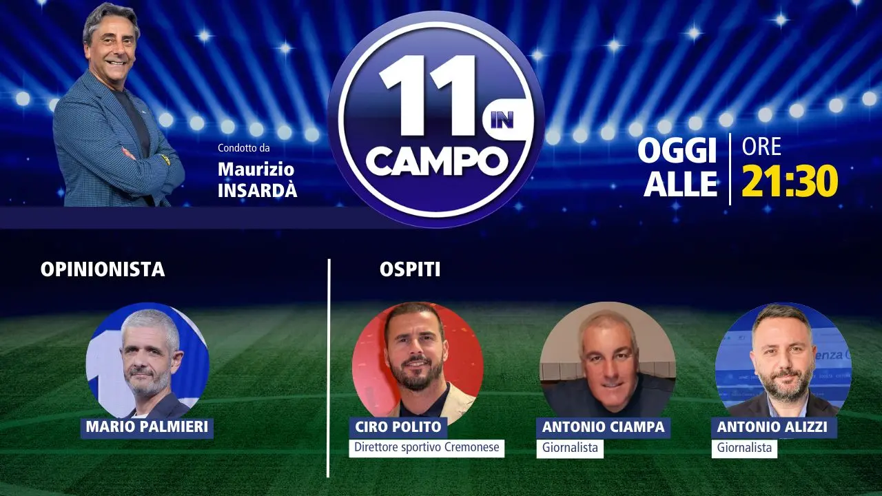 Il direttore sportivo del Catanzaro Polito\u00A0ospite di “11 in campo”: appuntamento alle 21.30 su LaC Tv\n