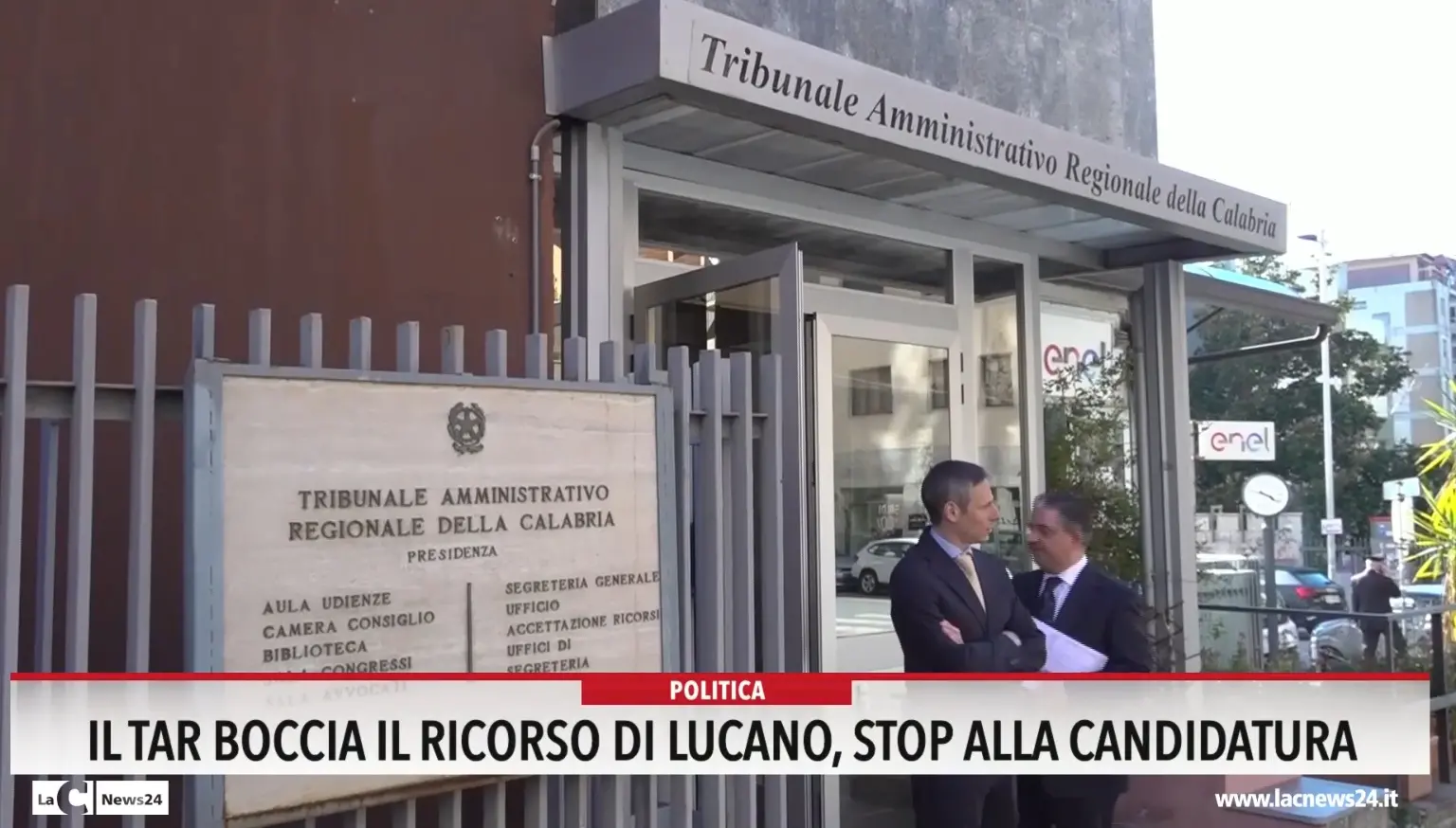 Il Tar conferma, Lucano fuori dalle regionali
