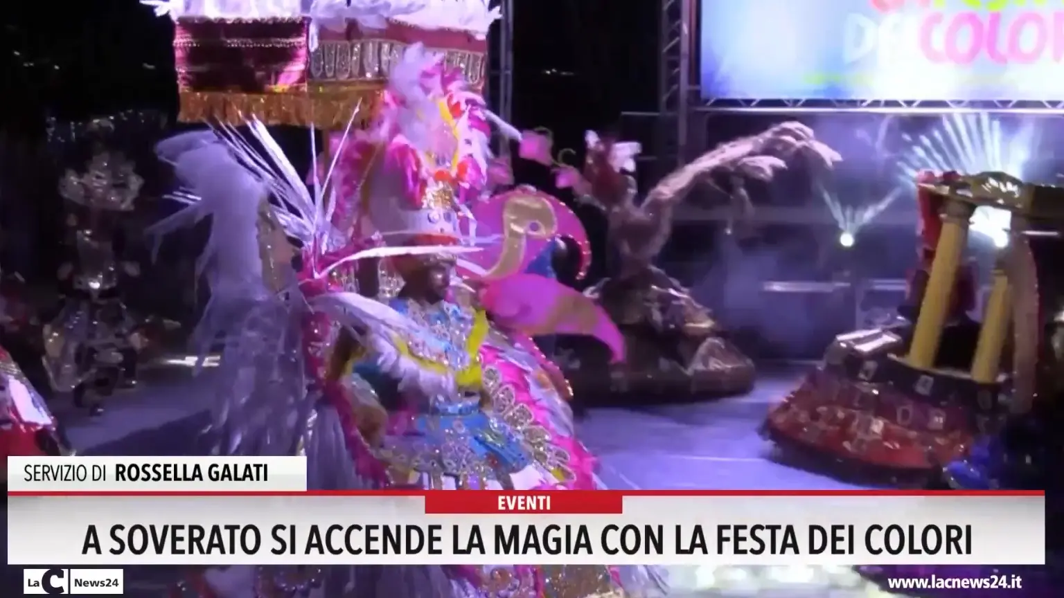 Soverato, si accende la magia con la festa dei colori