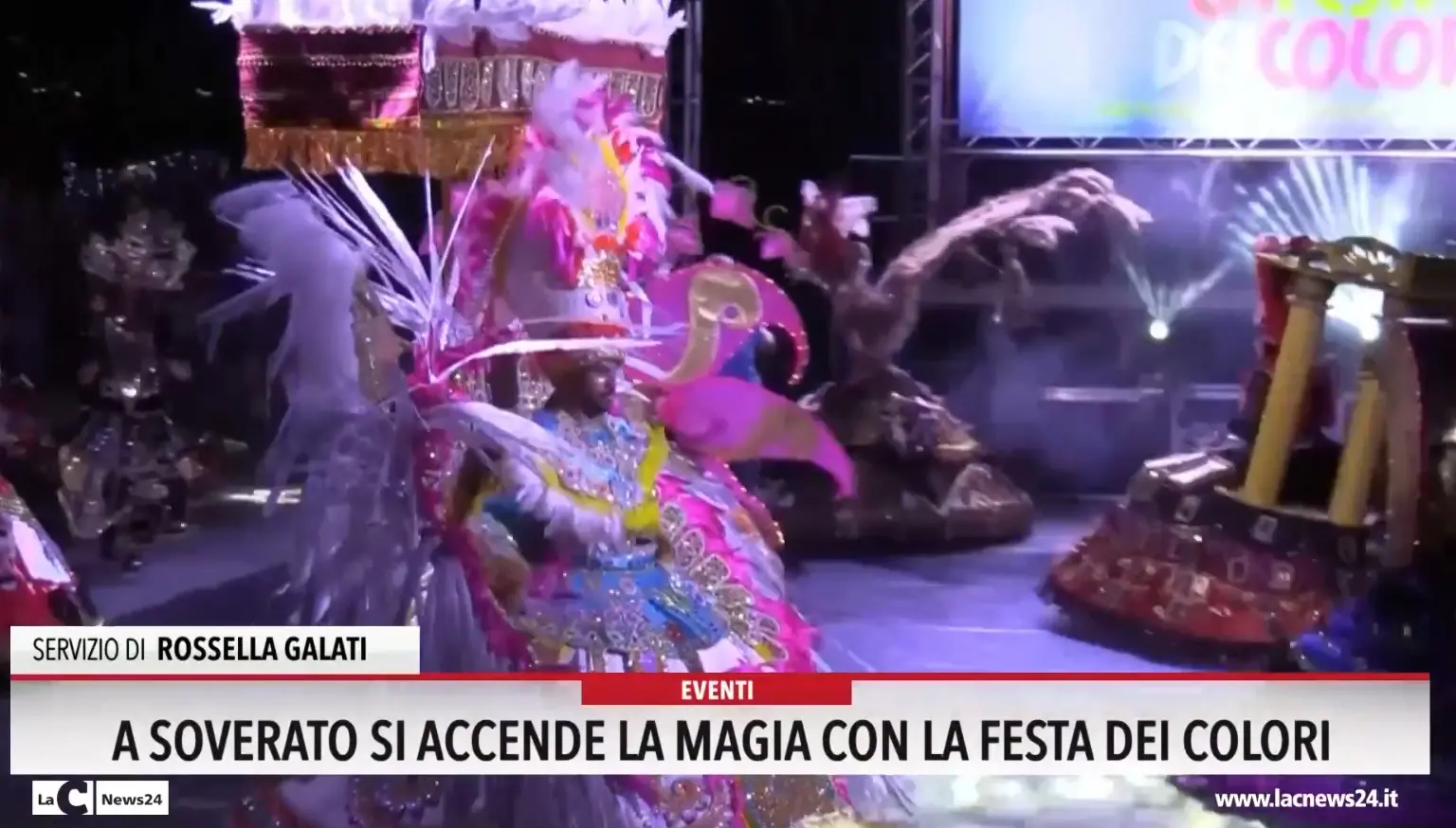 Soverato, si accende la magia con la festa dei colori
