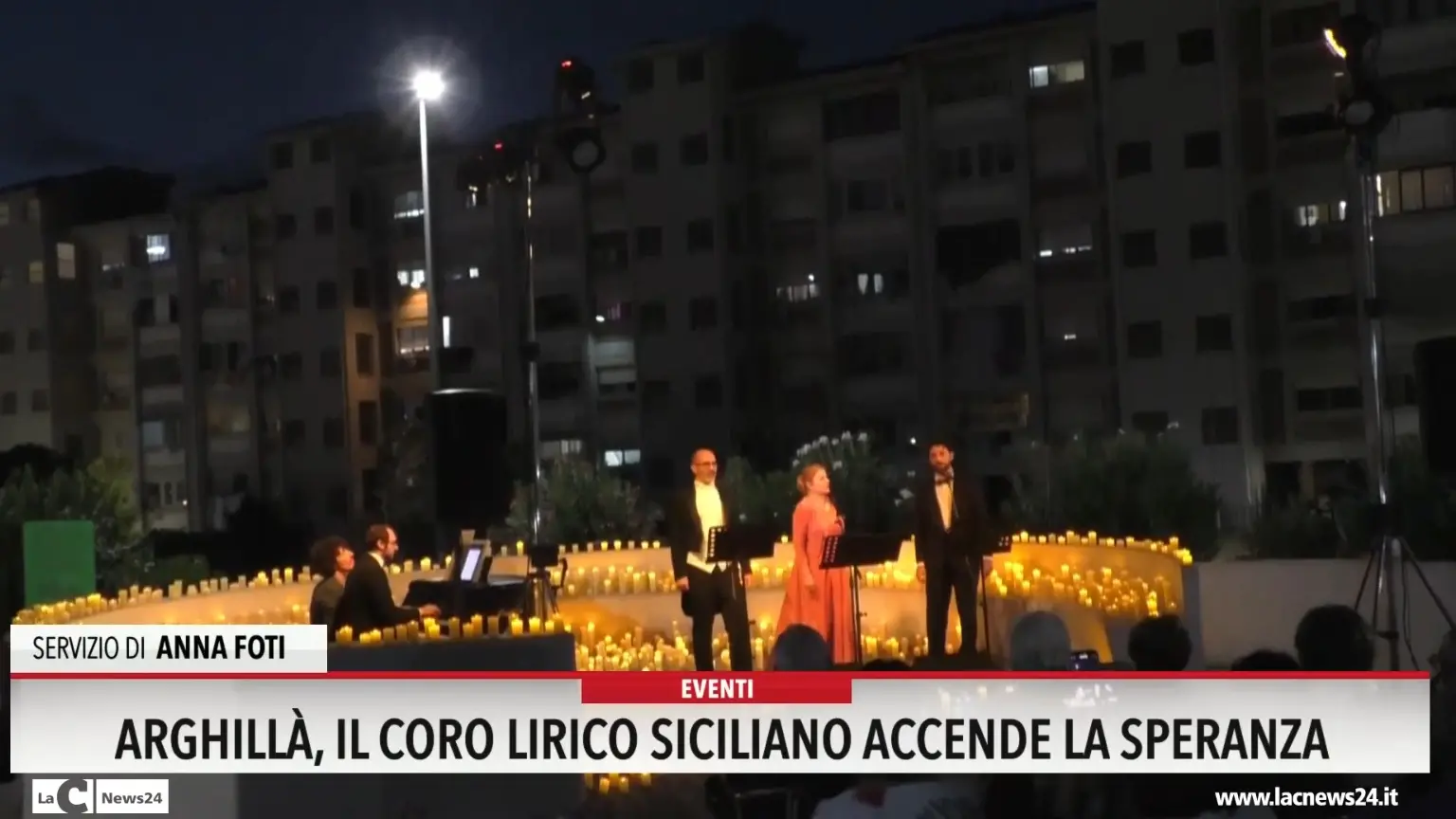 Arghilla, il coro lirico siciliano accende la speranza