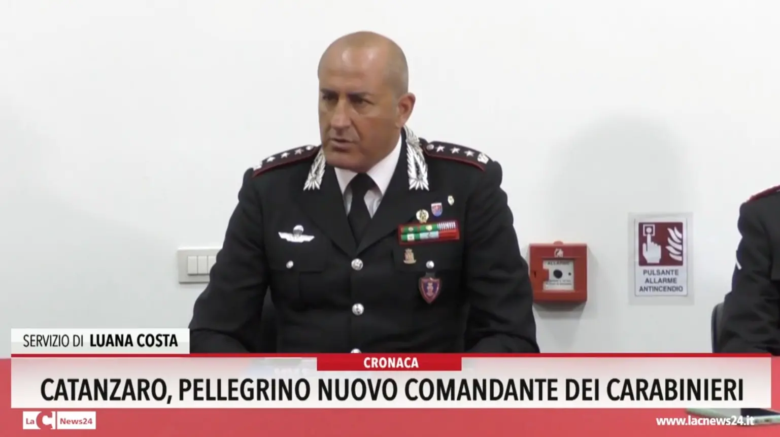 Catanzaro: Pellegrino nuovo comandante dei carabinieri
