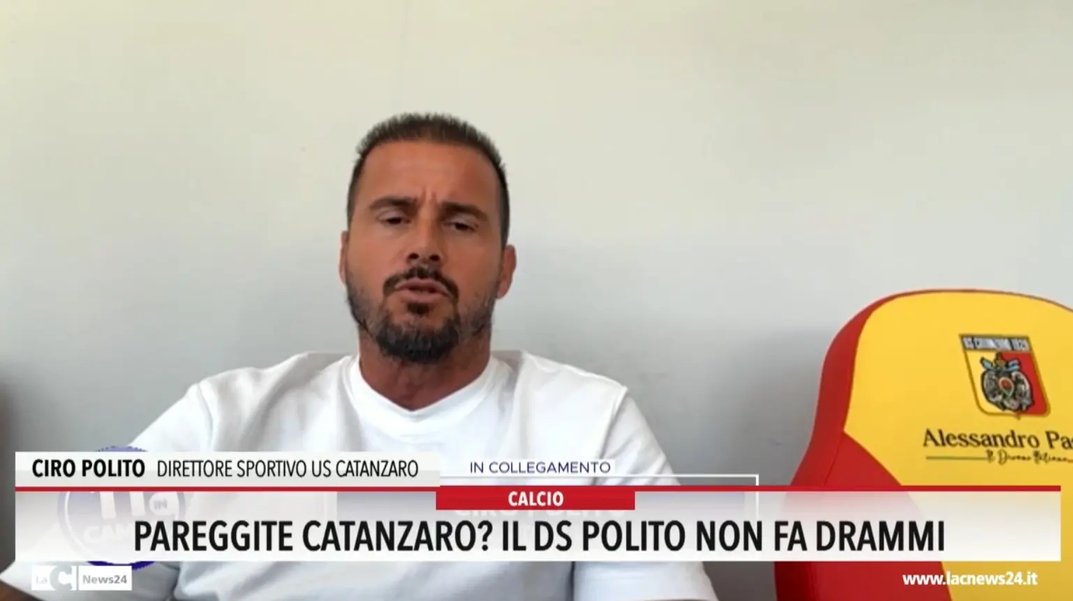 Pareggite Catanzaro: il ds Polito non fa drammi