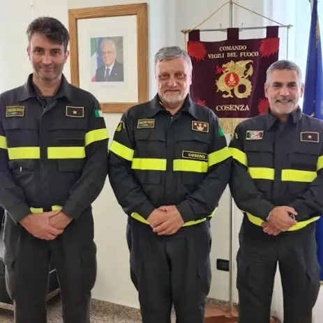 Vigili del fuoco, due nuovi funzionari tecnici assegnati al comando di Cosenza