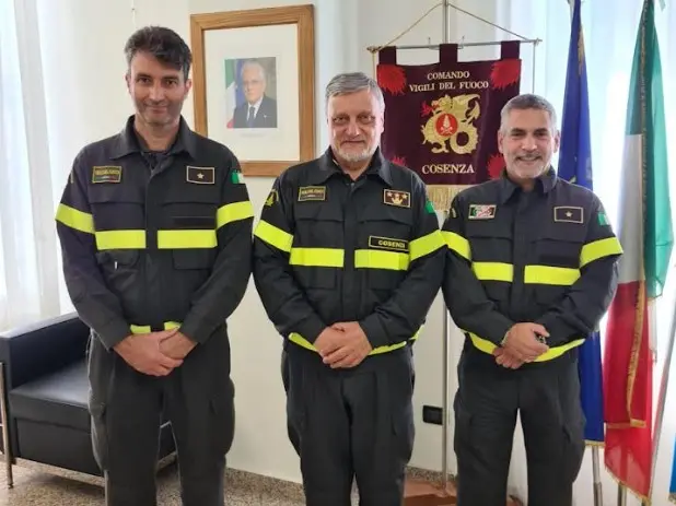 Vigili del fuoco, due nuovi funzionari tecnici assegnati al comando di Cosenza