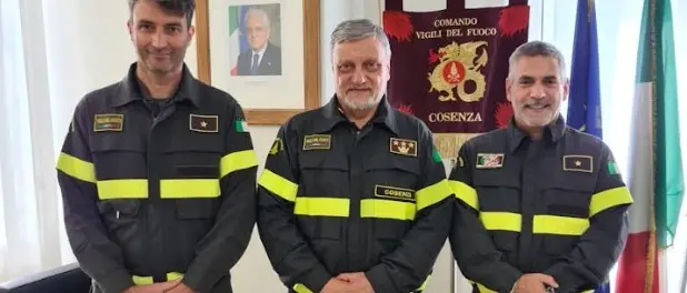 Vigili del fuoco, due nuovi funzionari tecnici assegnati al comando di Cosenza