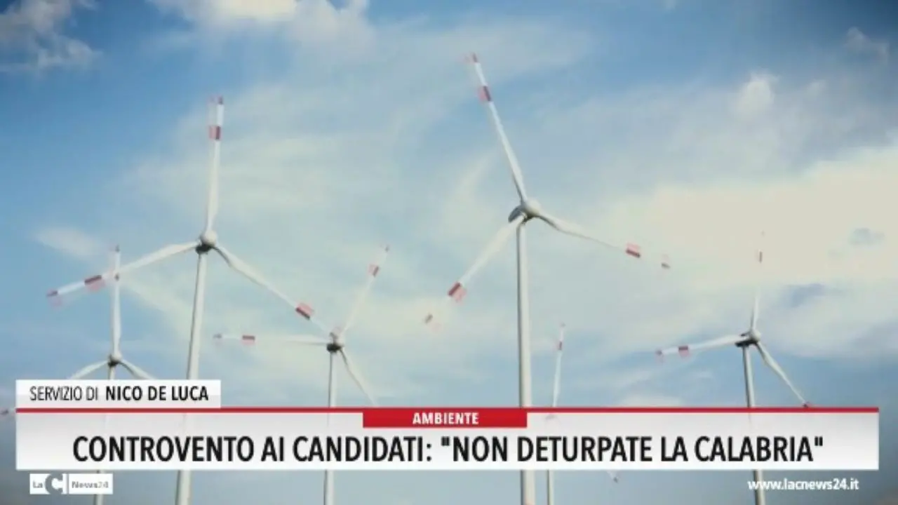 Controvento ai candidati: «Non deturpare la Calabria»