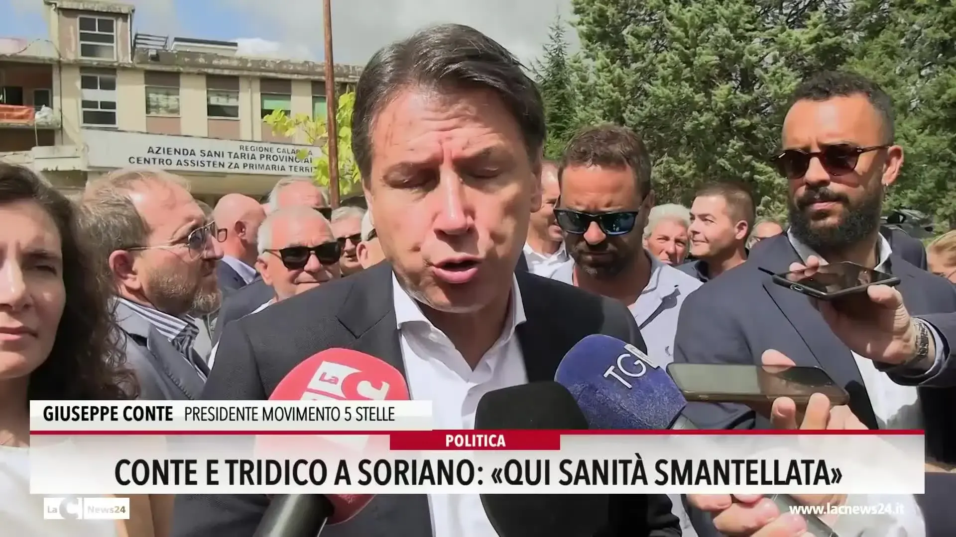 Conte eTtridico a Soriano: Qui sanità smantellata