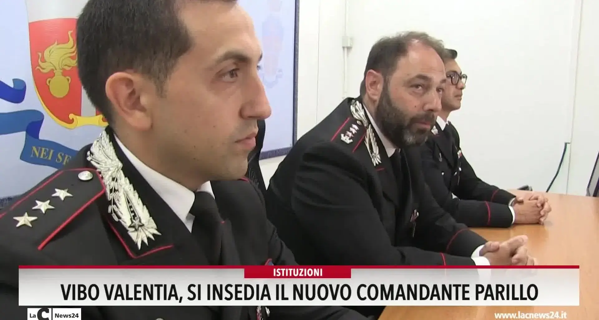 Vibo Valentia, si insedia il nuovo comandante Parillo