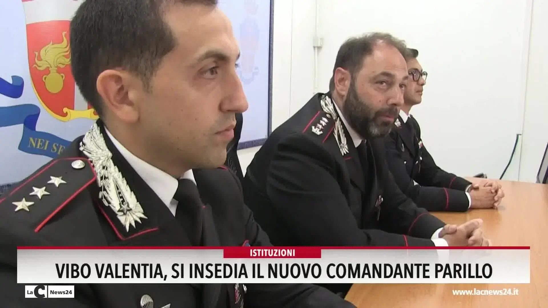 Vibo Valentia, si insedia il nuovo comandante Parillo