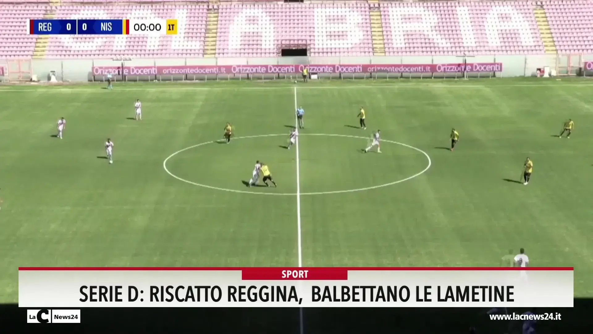 Serie D: riscatto Reggina, balbettano le Lametine