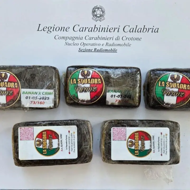 Crotone, mezzo chilo di\u00A0hashish scoperto in un edificio abbandonato nel centro storico\n