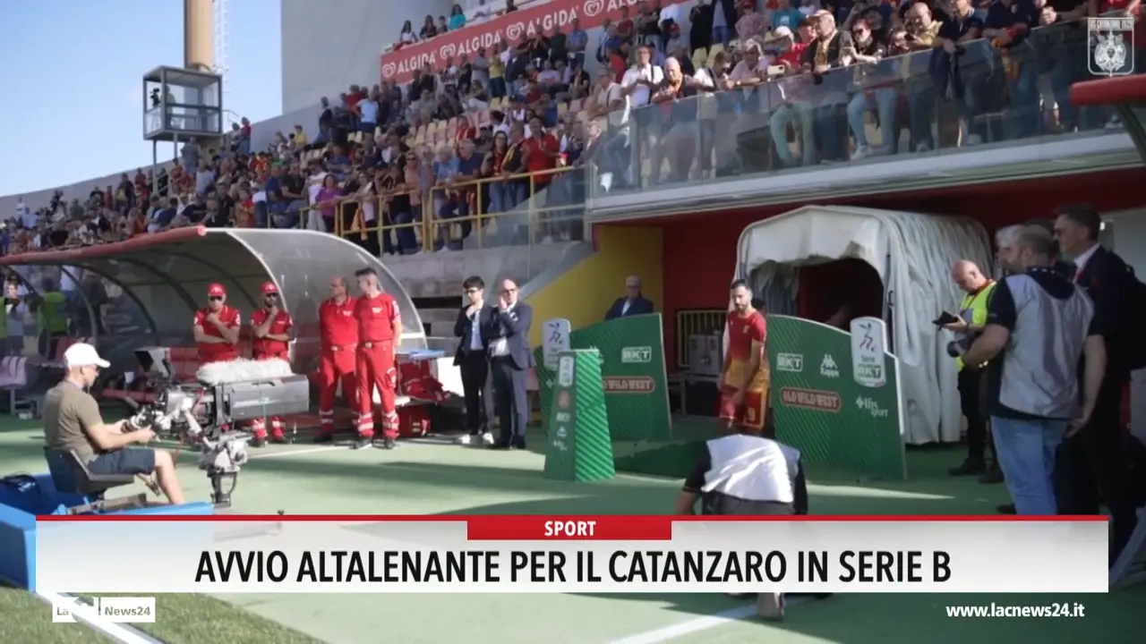 Avvio altalenante per il Catanzaro in Serie B