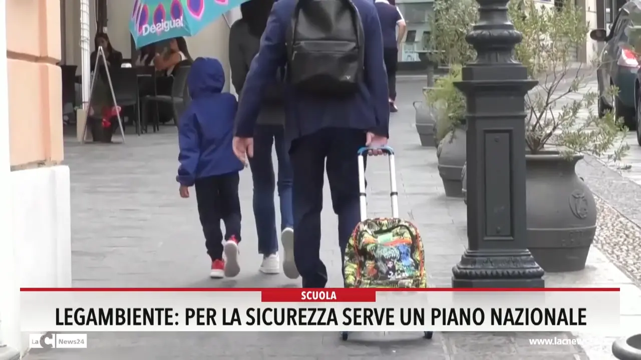 Legambiente: per la sicurezza serve un piano nazionale