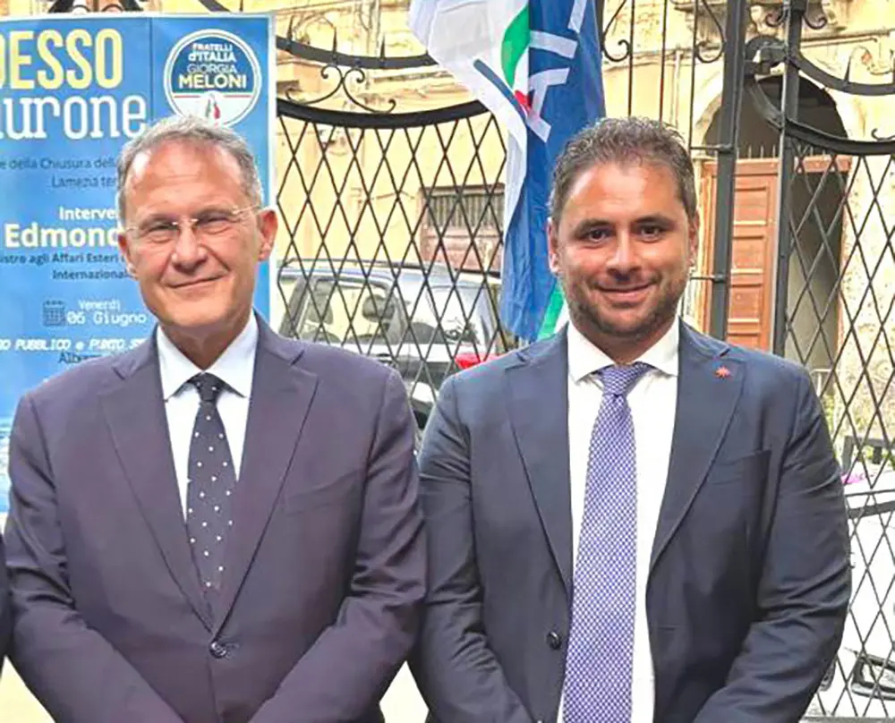 Il viceministro degli Esteri Cirielli\u00A0a Catanzaro Lido per un convegno di Fdi. Montuoro: «Grazie per la vicinanza»\n