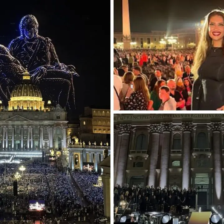 Al concerto per la pace con Andrea Bocelli anche la giovane cantante calabrese Antea: «Momento unico»